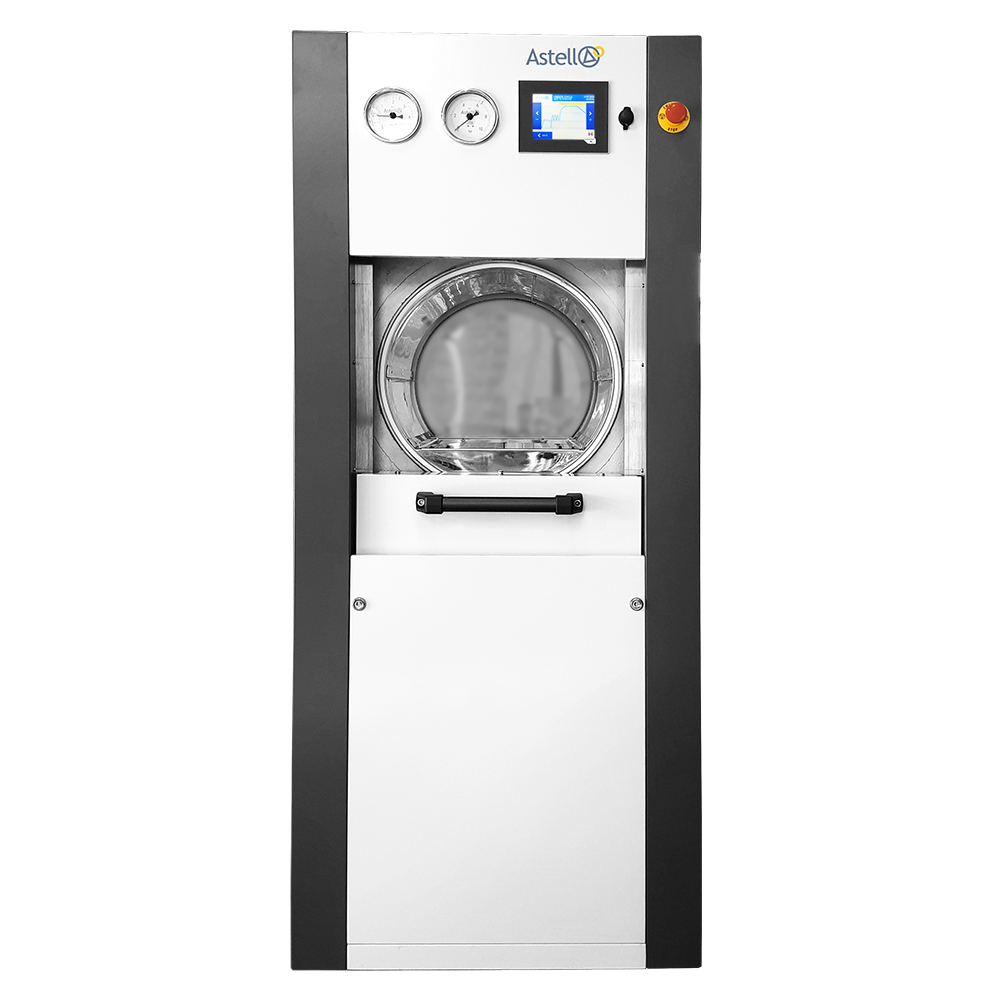 Autoclave de cámara circular con puerta corredera de 120 a 344 litros